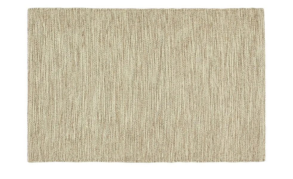 Handweb-Teppich  Davao ¦ beige ¦ Baumwolle,Wolle ¦ Maße (cm): B: 60 Teppich günstig online kaufen