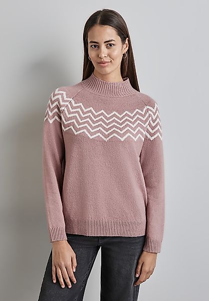 STREET ONE Strickpullover, mit grafischem Muster günstig online kaufen