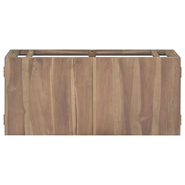 vidaXL Wand-Badschrank 90x39x40 cm Massivholz Teak günstig online kaufen