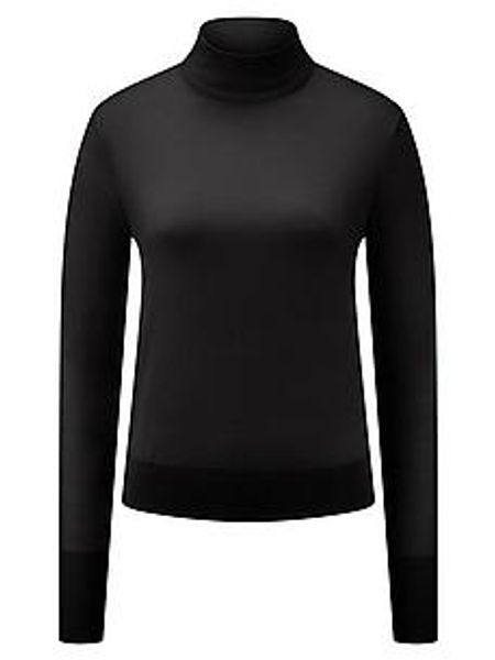 Rundhals-Pullover Peter Hahn schwarz günstig online kaufen