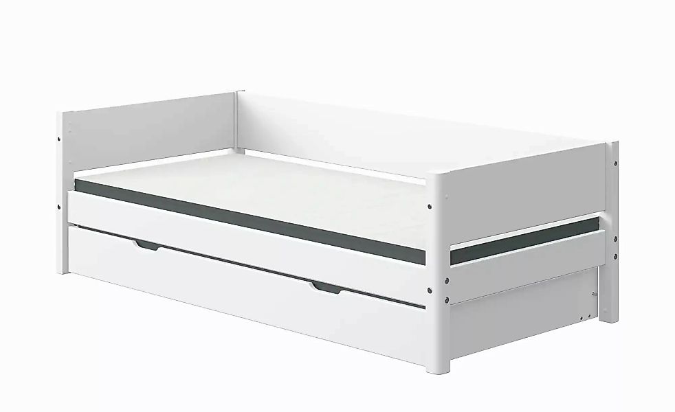 FLEXA Bett mit Ausziehbett  Flexa White ¦ weiß ¦ Maße (cm): B: 210 H: 66,5 günstig online kaufen