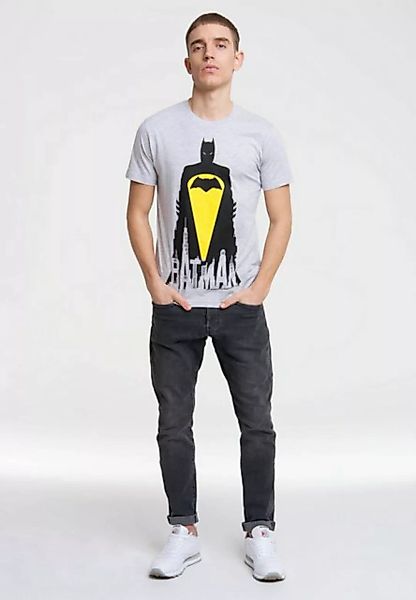 LOGOSHIRT T-Shirt DC - Batman - Skyline mit Batman-Motiv günstig online kaufen