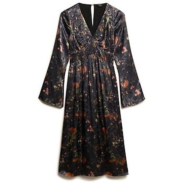 Superdry  Kleider Robe mi-longue manches évasées en jacquard femme günstig online kaufen