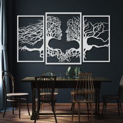 EYOKA Wanddekoobjekt 3D Wandbild aus Holz günstig online kaufen