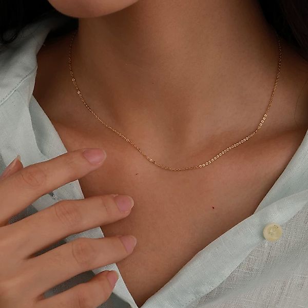 GOLDEN Kette ohne Anhänger Feine Kette günstig online kaufen