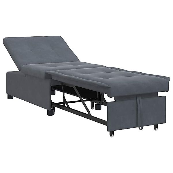vidaXL Sofa Schlafsofa Dunkelgrau 67 x günstig online kaufen