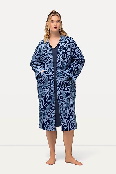 Ulla Popken Sweatjacke Loungewear-Langjacke Oversized offene günstig online kaufen