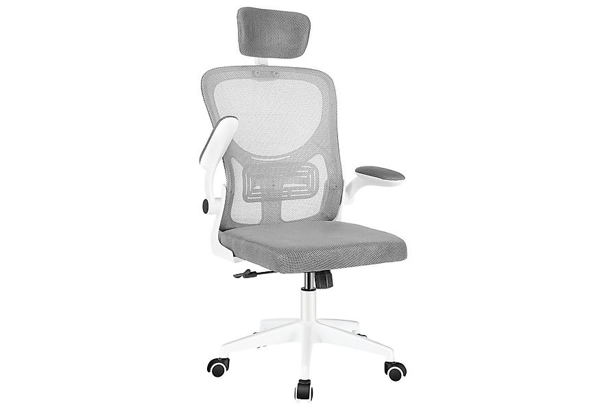 oyajia Bürostuhl Schreibtischstuhl mit Verstellbarer Kopfstütze, Armlehnen, günstig online kaufen