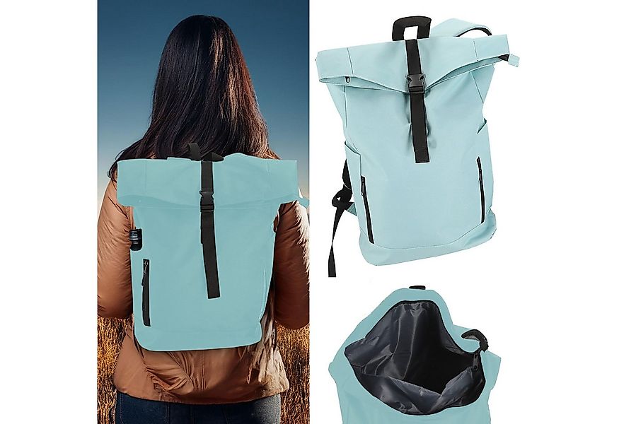 CEPEWA Rucksack Falt Rucksack Urban 30l hellblau 40x57x15cm 600D Polyester günstig online kaufen