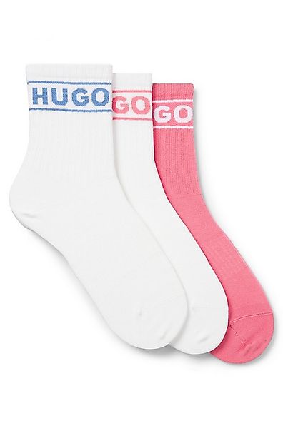 HUGO Freizeitsocken 3P QSRIB SPORTY CC W (Packung, 3-Paar, 3er) mit kontras günstig online kaufen