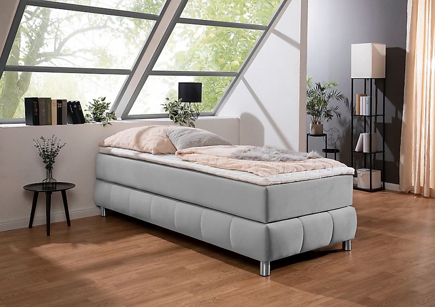 Home affaire Boxspringbett "Salo" Ohne Kopfteil, inkl. Topper, auch in Über günstig online kaufen