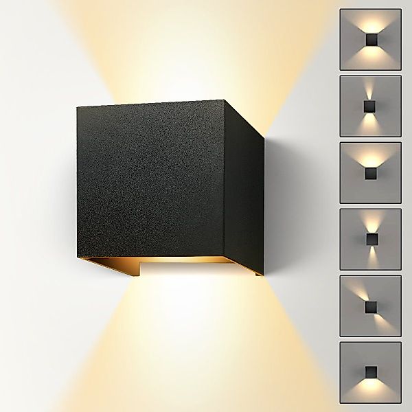 Simloveve LED Wandleuchte Innen/Außen, 12W LED günstig online kaufen