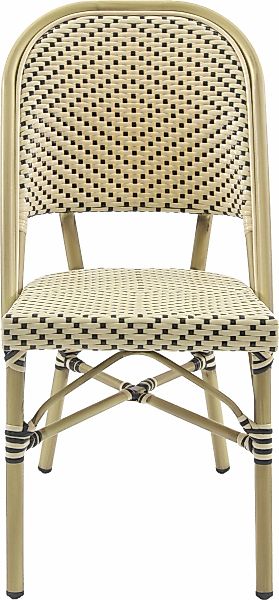 Essentials Bistrostuhl "Paris" () 1 Stk. Rattan – Bambus, weiß/schwarz günstig online kaufen