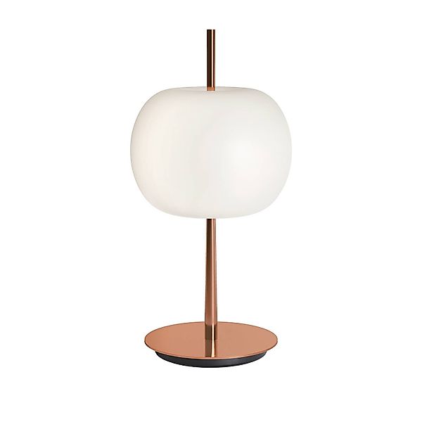 kdln LED-Tischleuchte KUSHI, kupfer, Höhe 32 cm, Dimmer, CCT günstig online kaufen