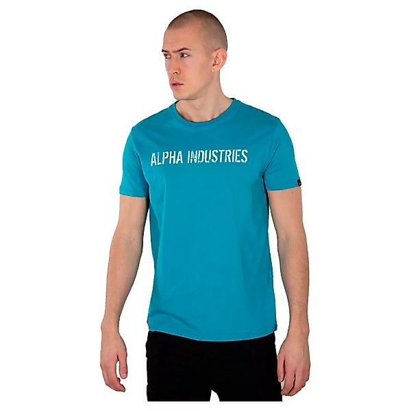 Alpha Industries Rbf Moto Kurzärmeliges T-shirt S Blue Lagoon günstig online kaufen