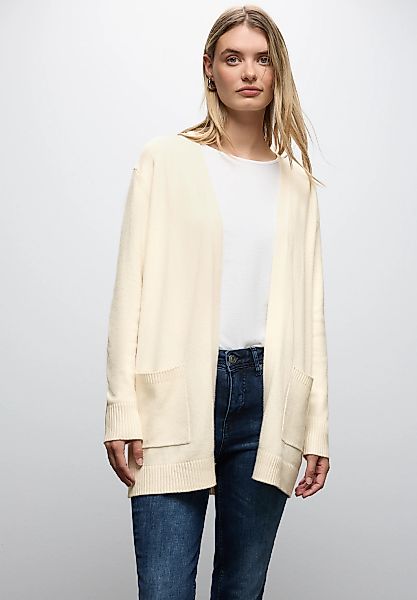 STREET ONE Strickjacke, aus softem Materialmix günstig online kaufen