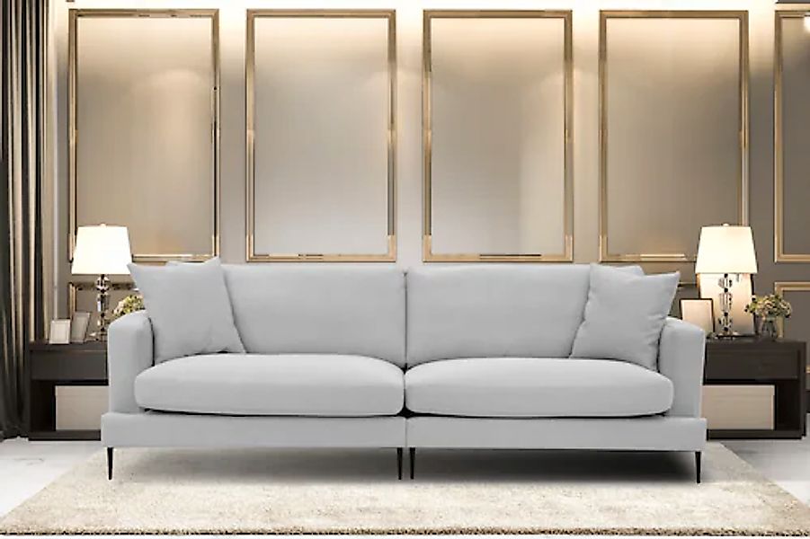 Leonique Big-Sofa "Cozy elegantes Designsofa, Maße B/T/H: 252/97/80 cm", mi günstig online kaufen