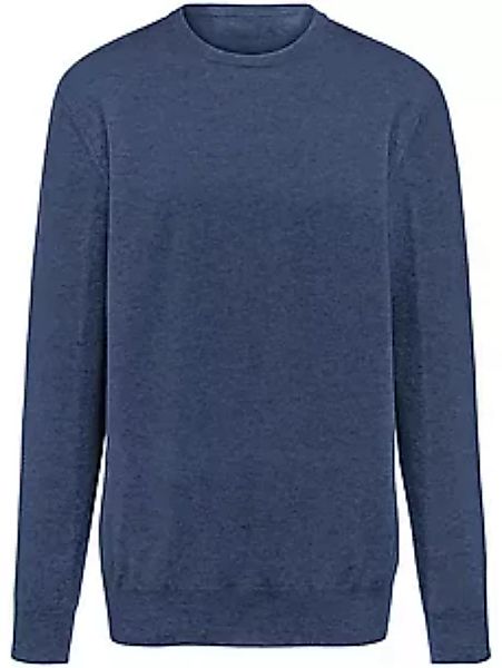 Pullover aus 100% Premium-Kaschmir Peter Hahn Cashmere blau günstig online kaufen