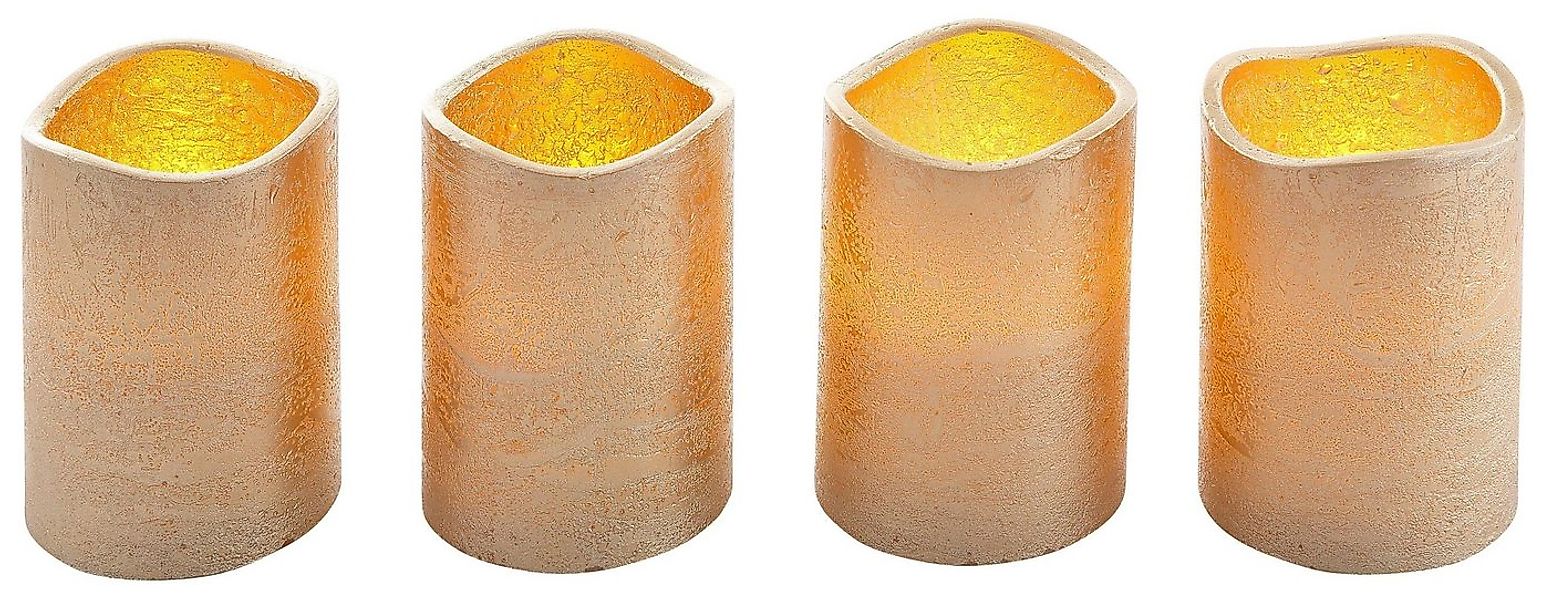 Leonique LED-Kerze Weihnachtsdeko (Set, 4-tlg) günstig online kaufen