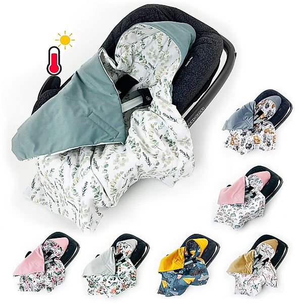 Einschlagdecke Ganzjährige Einschlagdecke Babyschale Autositz universal,0-6 günstig online kaufen