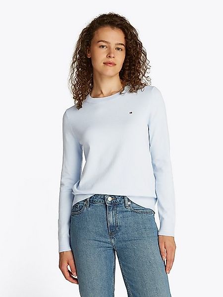 Tommy Hilfiger Rundhalspullover CO JERSEY STITCH günstig online kaufen
