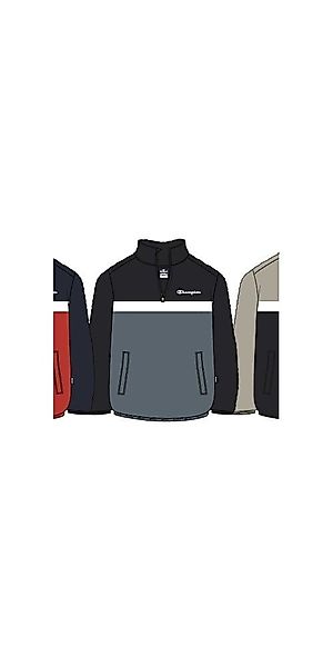 Champion Kapuzenpullover Half Zip (Baumwolle) schwarz/blau günstig online kaufen
