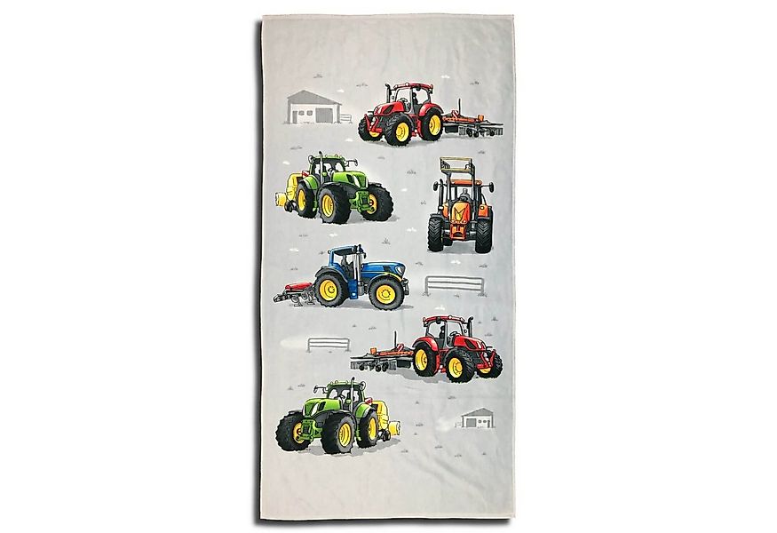 ESPiCO Strandtuch Traktor, Frottee-Velour (1-St), Landmaschinen, Bulldog, T günstig online kaufen