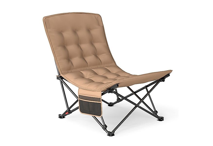 COSTWAY Campingstuhl, bis 225kg belastbar, Klappstuhl einstellbar & faltbar günstig online kaufen