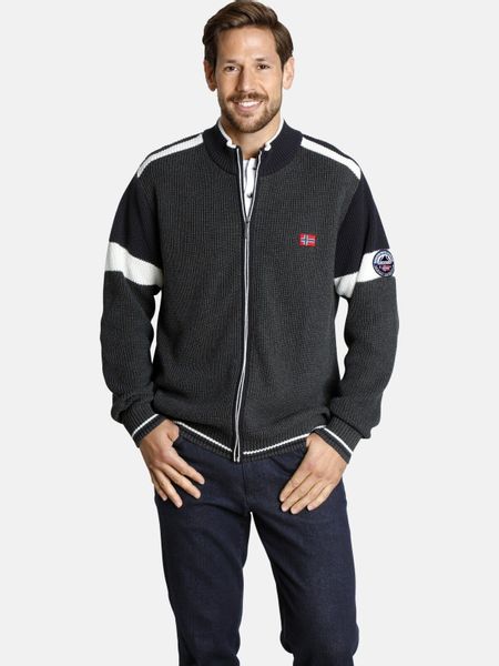 Jan Vanderstorm Strickjacke ANVE Mit modischen günstig online kaufen