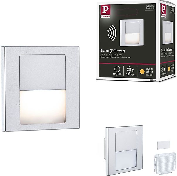 Paulmann LED Einbauleuchte LED Wandeinbauleuchte Tsaro günstig online kaufen