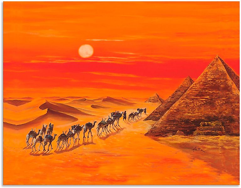 Artland Wandbild »Karawane II«, Afrika, (1 St.), als Alubild, Outdoorbild, günstig online kaufen