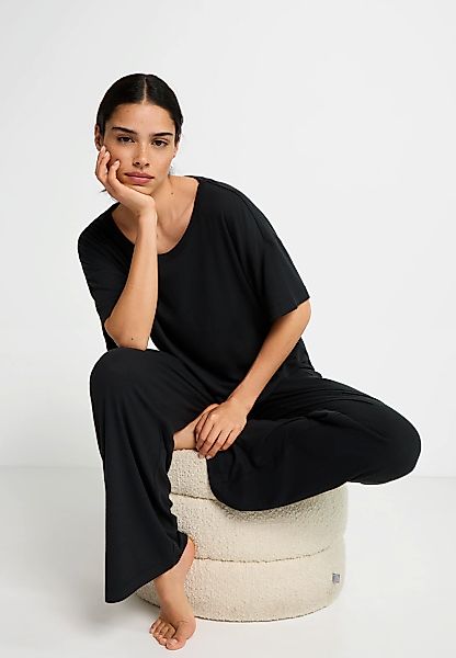 LSCN by LASCANA Pyjama Set, 2 Stk. mit kleiner Zierknopfleiste an der Hose günstig online kaufen