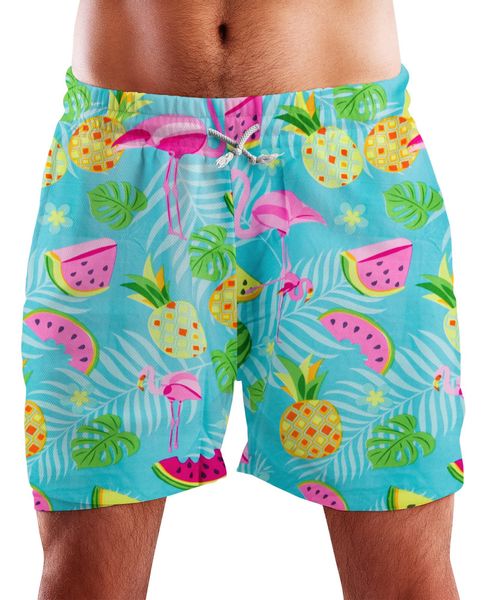 King Kameha Badeshorts Flamingo Melone Hawaii günstig online kaufen