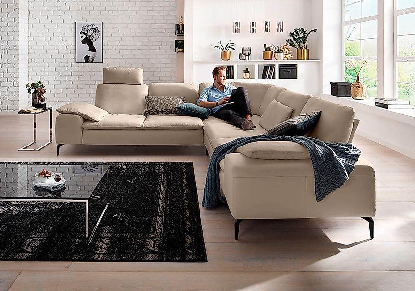 W.SCHILLIG Ecksofa "valentinoo, Designsofa, elegant und bequem, L-Form", (S günstig online kaufen