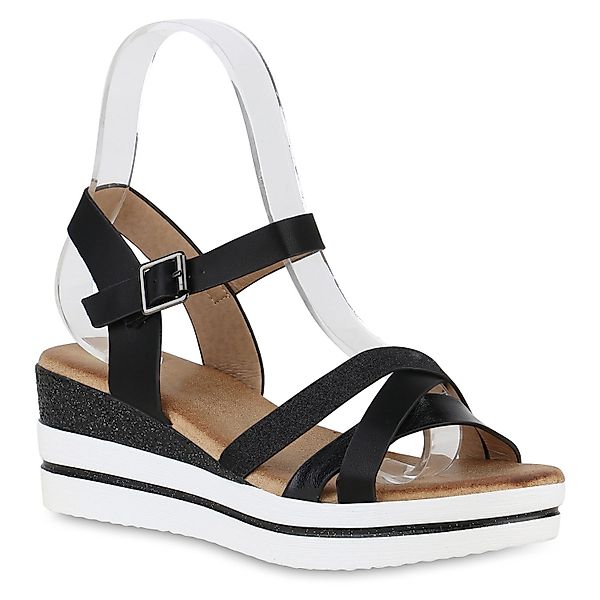 VAN HILL 840958 Plateausandaletten Damen Plateau günstig online kaufen