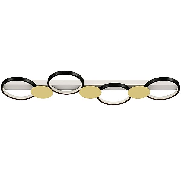 HOMCOM Deckenleuchte LED 38W 1500LM 3000K-6500K dimmbar Deckenlampe Wohnzim günstig online kaufen