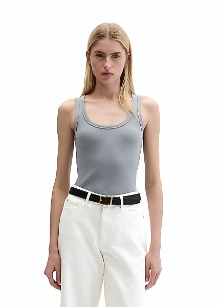 Marc OPolo T-Shirt "aus elastischem Rippjersey" günstig online kaufen