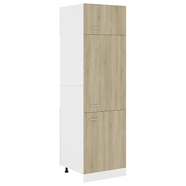 vidaXL Unterschrank Kühlumbauschrank Sonoma-Eiche 60x57x207 cm günstig online kaufen