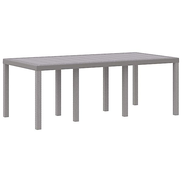 vidaXL Gartentisch Gartentisch Hellgrau 200 x günstig online kaufen