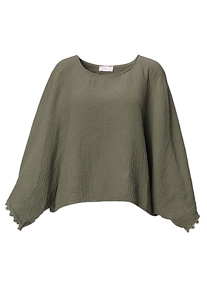 Seasons of April Kurzarmbluse MATHILDA MUSSELIN günstig online kaufen