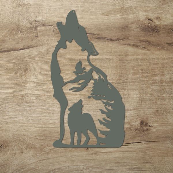 Namofactur LED Dekolicht Heulender Wolf Wand günstig online kaufen