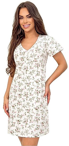 Donna Nachthemd Emilia (Set, 1-tlg) Damen Sleepshirt ca.90cm Schlafshirt Ba günstig online kaufen