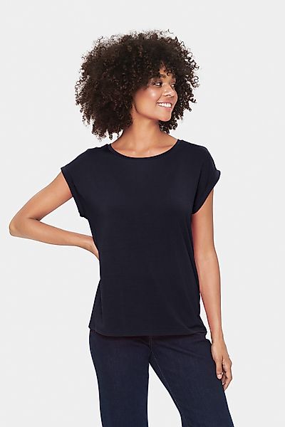Saint Tropez Rundhalsshirt Basic in edler günstig online kaufen