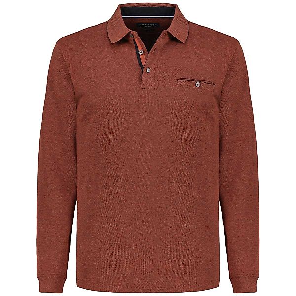 CASA MODA Pflegeleichtes Stretch-Poloshirt Farbe terra Größe: 5XL günstig online kaufen