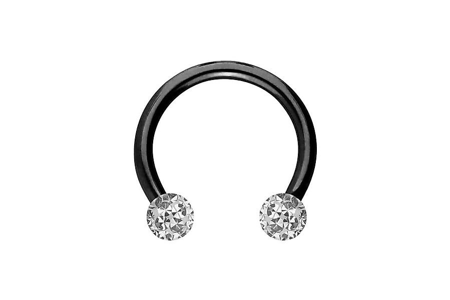 PIERCINGLINE Piercing-Set Titan Hufeisenring EPOXY-KUGELN (Hufeisen-Ringe) günstig online kaufen