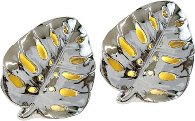 I.GE.A. Dekofigur LED-Deko Blatt aus Keramik günstig online kaufen