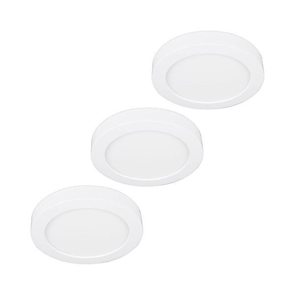 Prios LED-Deckenleuchte Edwina, weiß, 12 cm 3er-Set günstig online kaufen