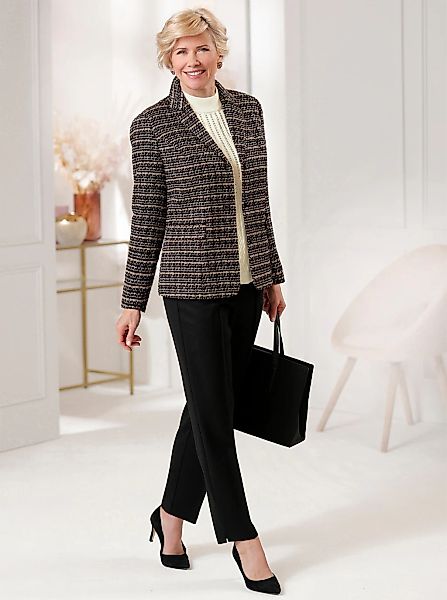 Classic Jackenblazer "Bouclé-Blazer" günstig online kaufen