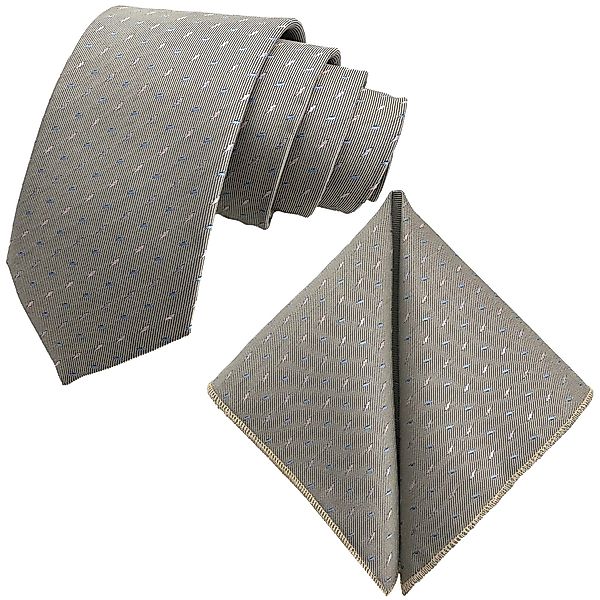 GASSANI Krawatte Tupfen-Muster Jacquard, Dots Pinsel günstig online kaufen