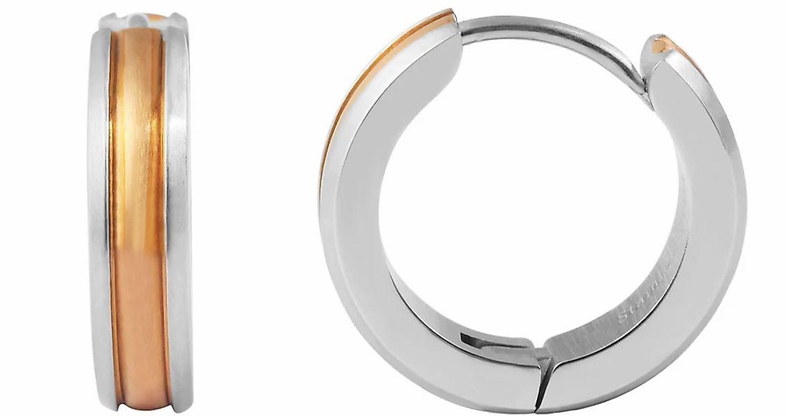 Adelia´s Klappcreolen "Damen Ohrringe – Klappcreole aus Edelstahl" Ideal al günstig online kaufen